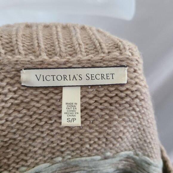 Victoria's Secret Fair Isle‎ Heavy Knit Sweater Sz Small - Picture 5 of 5